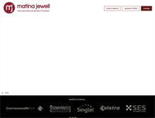 Tablet Screenshot of matinajewell.com